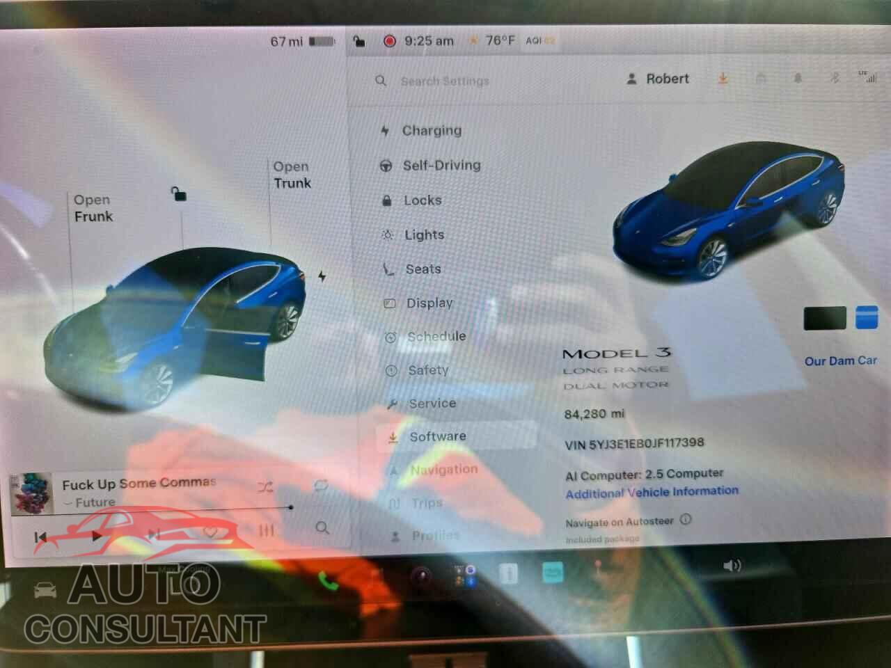 TESLA MODEL 3 2018 - 5YJ3E1EB0JF117398