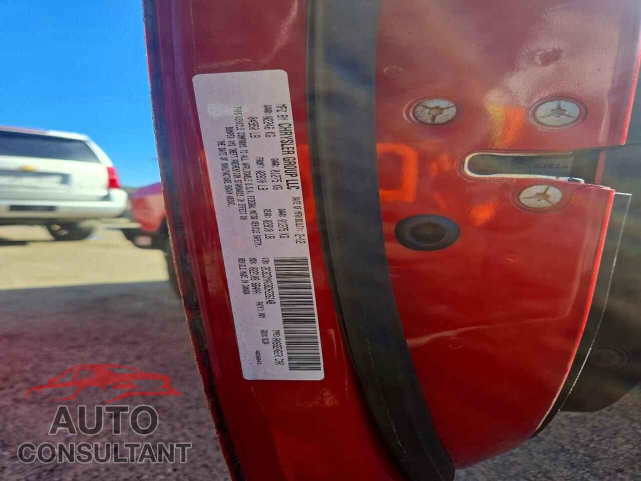 DODGE CHALLENGER 2012 - 2C3CDYAG9CH226148