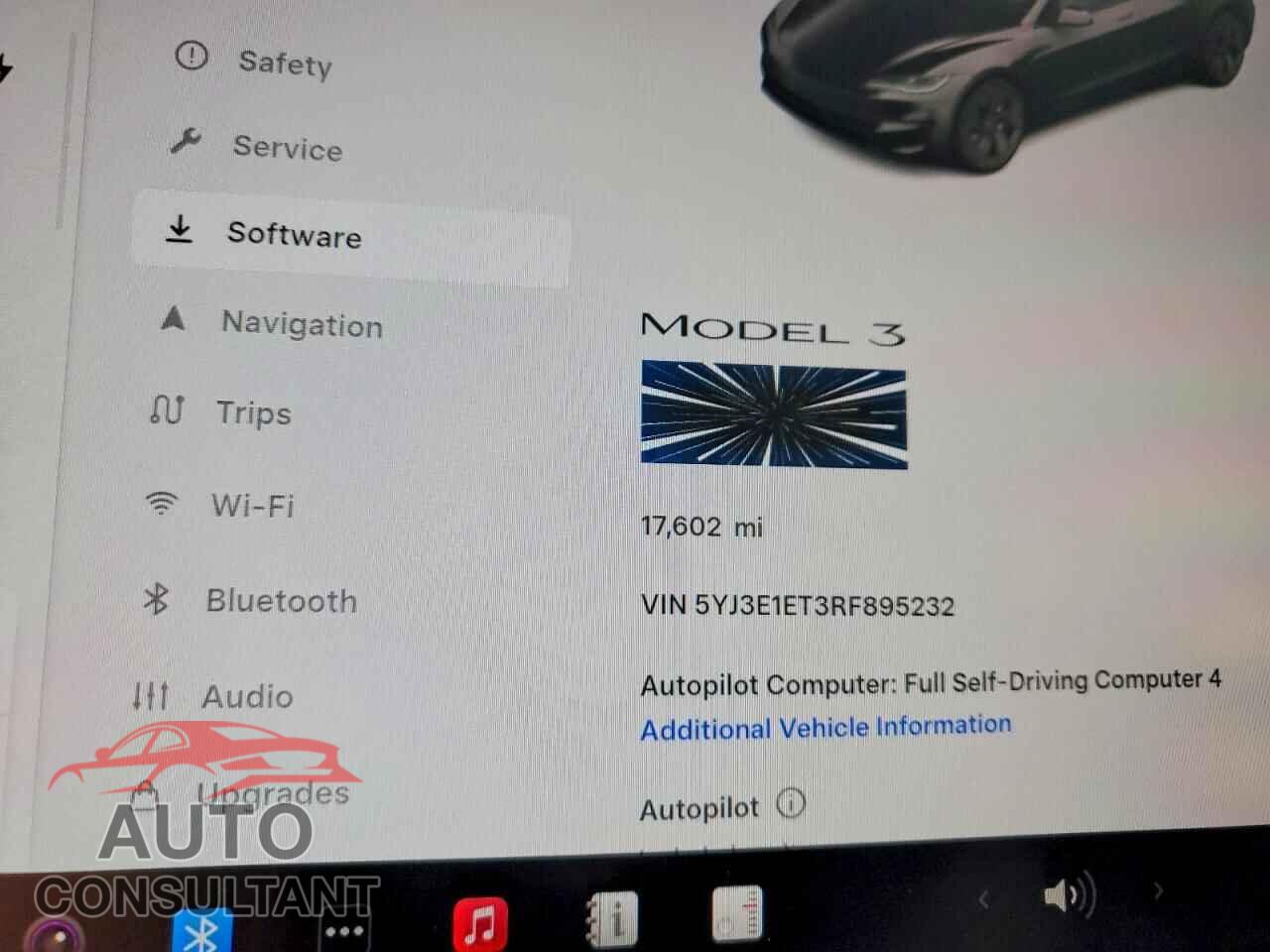 TESLA MODEL 3 2024 - 5YJ3E1ET3RF895232