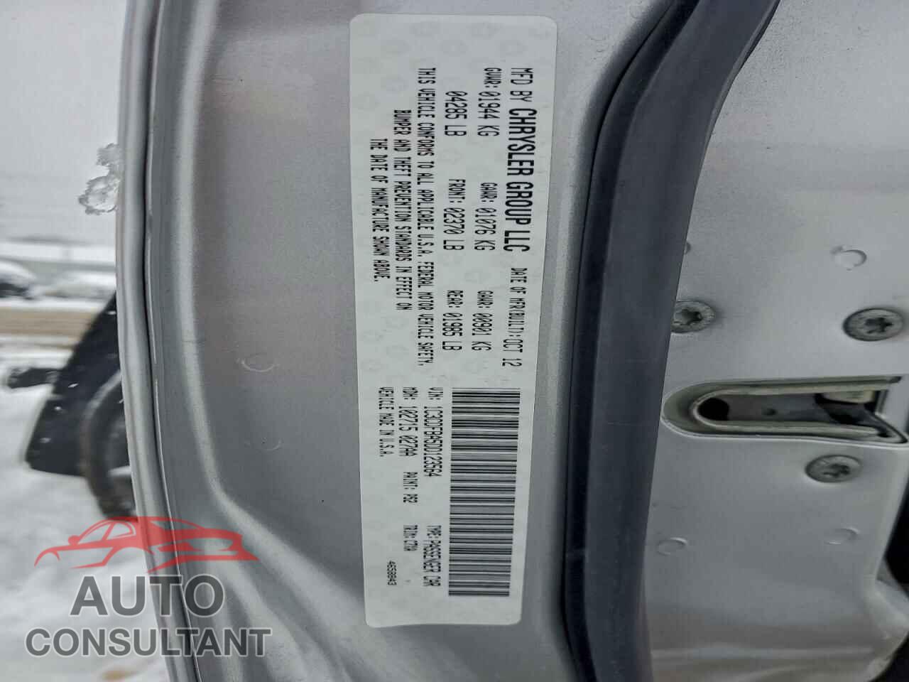 DODGE DART 2013 - 1C3CDFBA5DD123564