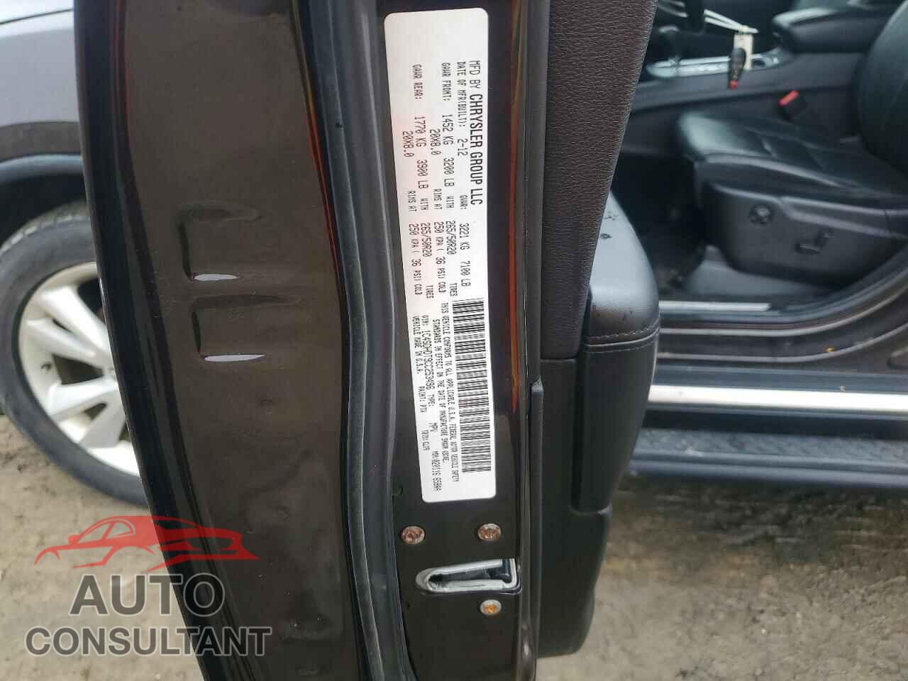 DODGE DURANGO 2012 - 1C4SDHDT9CC253496