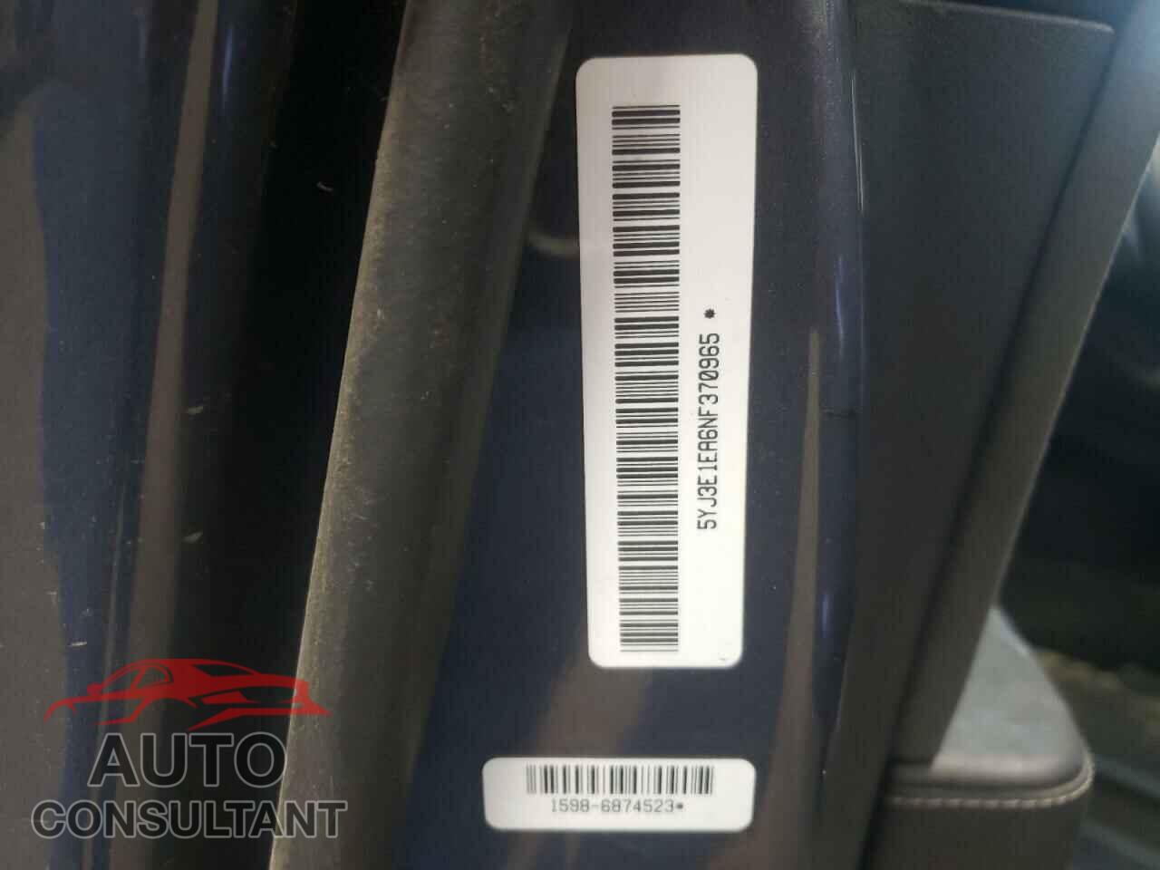 TESLA MODEL 3 2022 - 5YJ3E1EA6NF370965