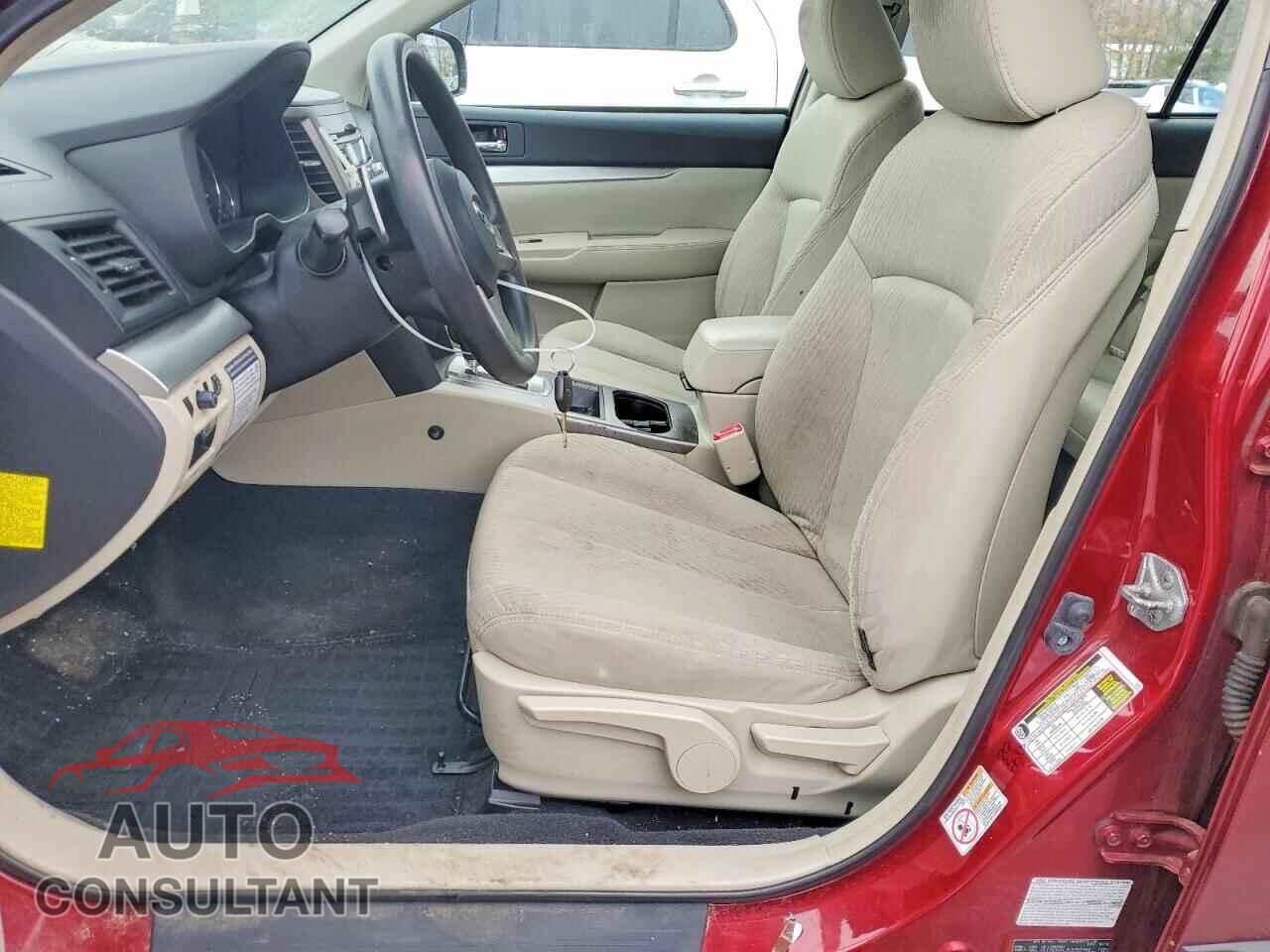SUBARU OUTBACK 2011 - 4S4BRBAC4B3324021