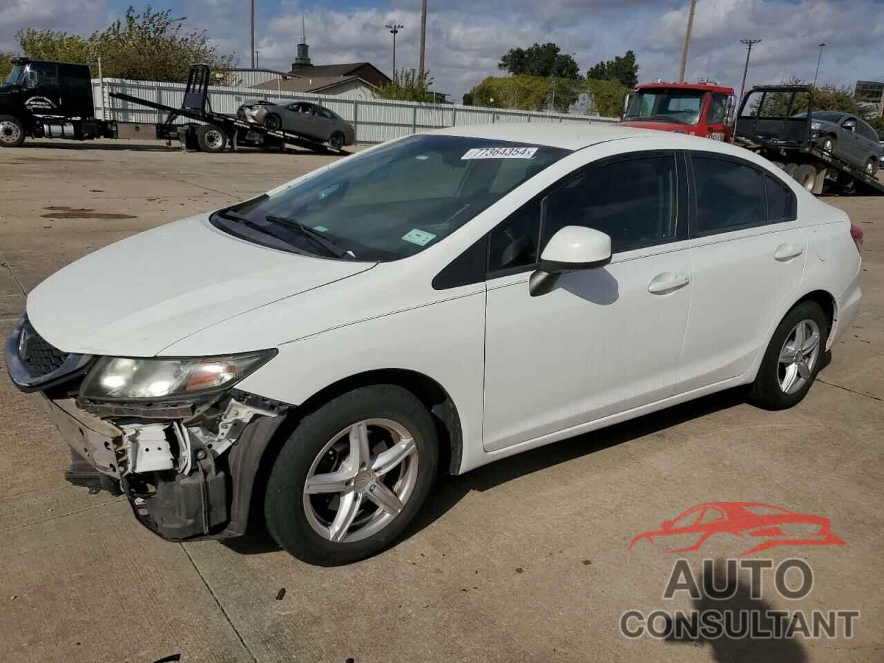 HONDA CIVIC 2013 - 19XFB2F55DE081030