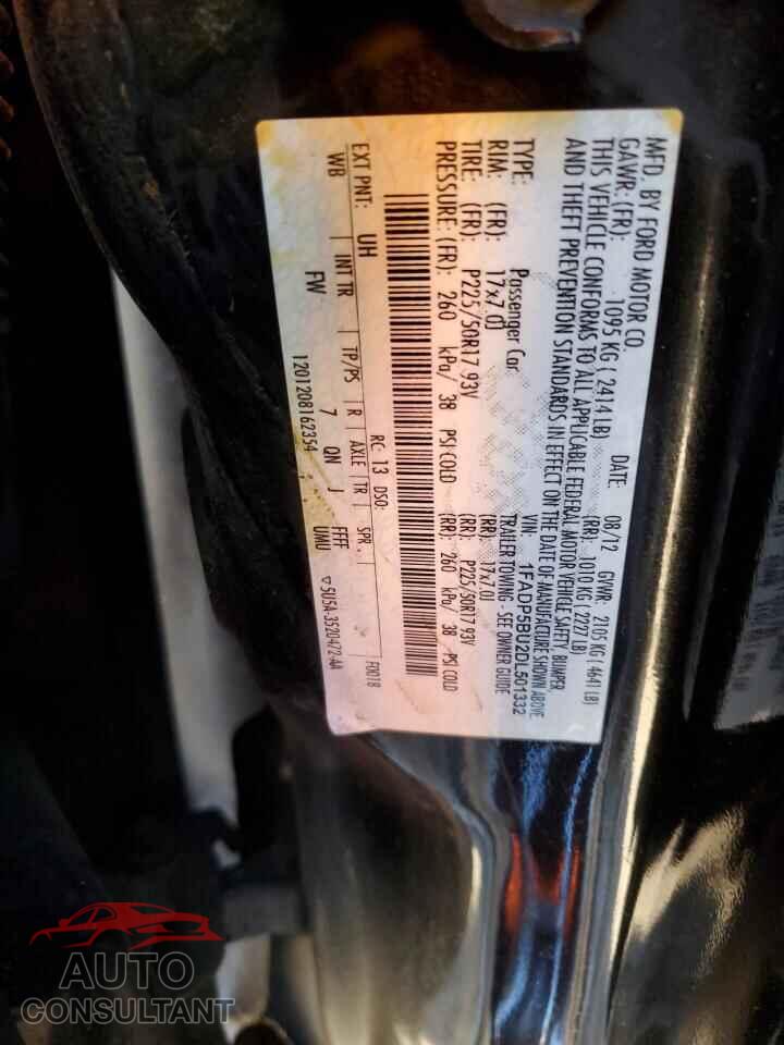 FORD CMAX 2013 - 1FADP5BU2DL501332