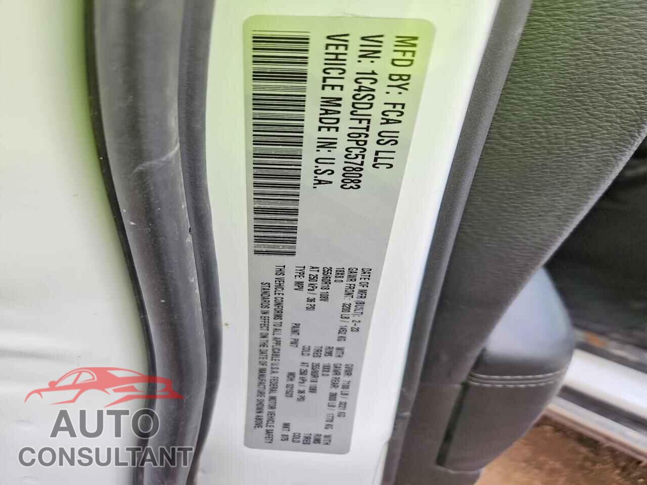 DODGE DURANGO 2023 - 1C4SDJFT6PC578083