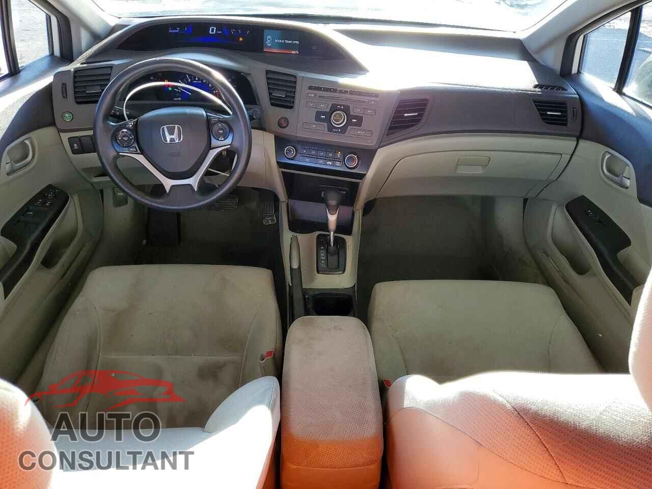 HONDA CIVIC 2012 - 19XFB2F56CE360775