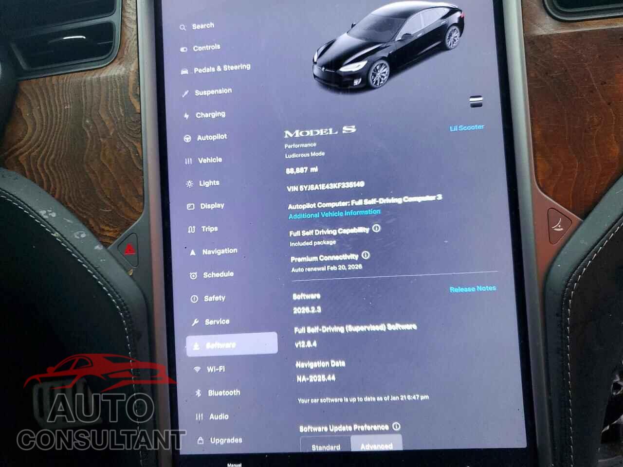 TESLA MODEL S 2019 - 5YJSA1E43KF335149