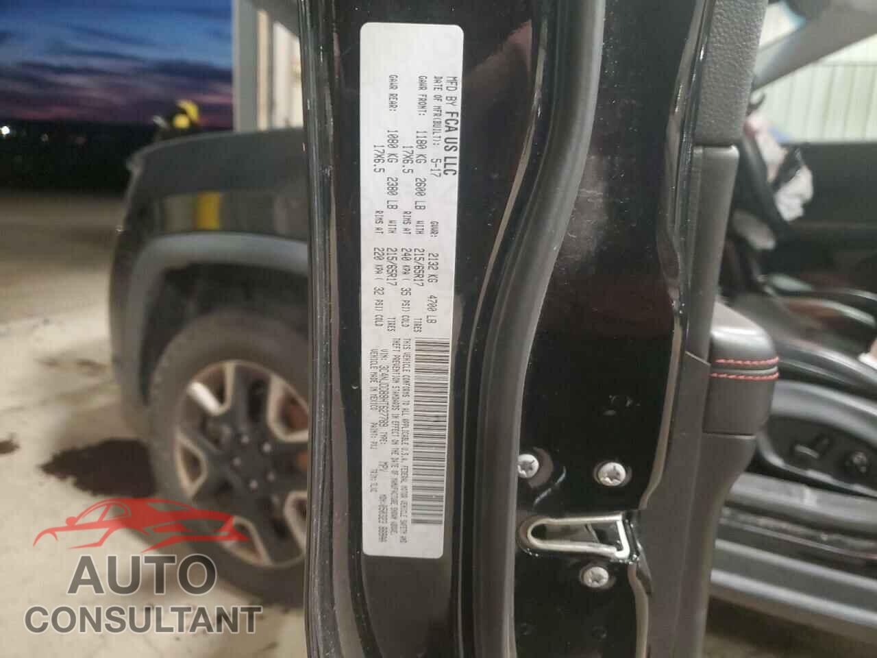 JEEP COMPASS 2017 - 3C4NJDDB8HT627789