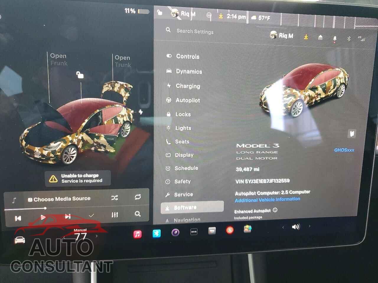 TESLA MODEL 3 2018 - 5YJ3E1EB7JF132559