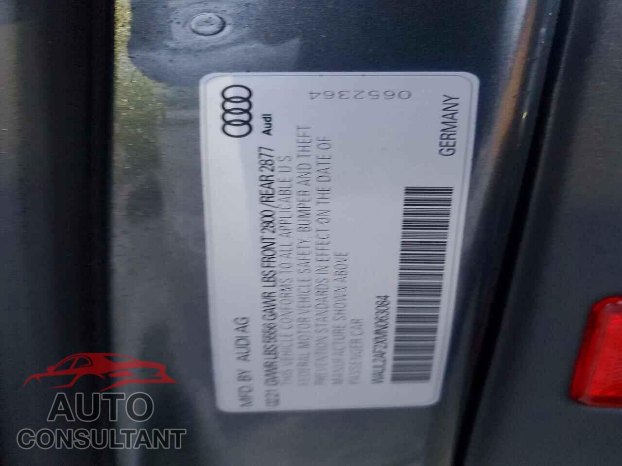 AUDI A6 2021 - WAUL2AF2XMN063084