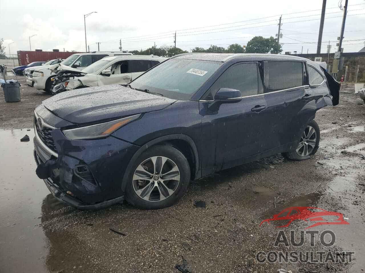 TOYOTA HIGHLANDER 2021 - 5TDGZRAH2MS519583