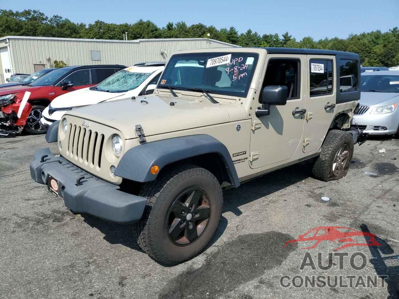 JEEP WRANGLER 2017 - 1C4BJWDG2HL588767