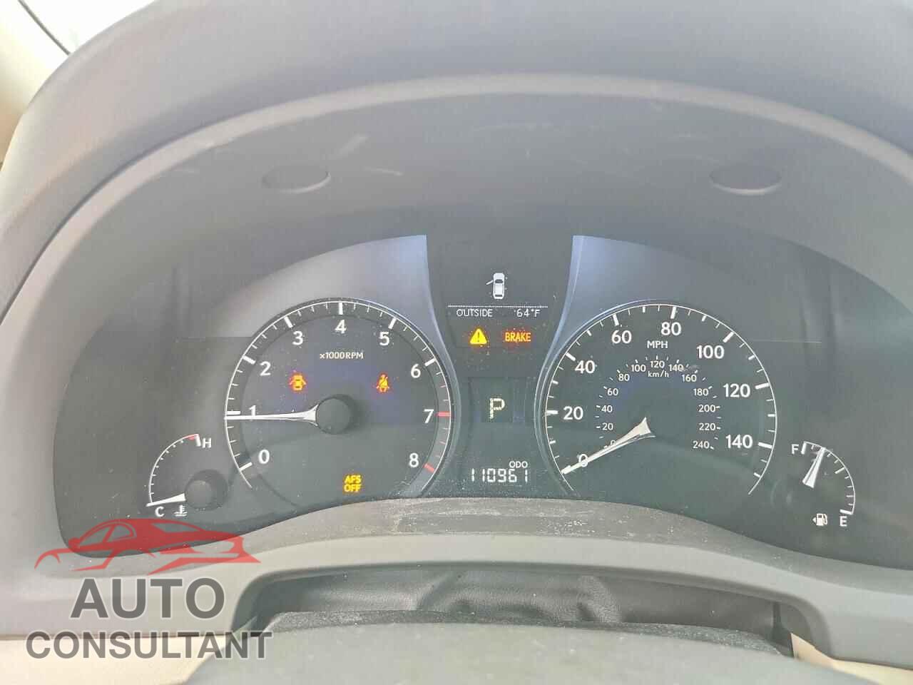 LEXUS RX350 2012 - JTJBK1BA4C2446530