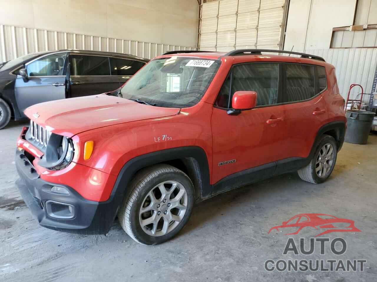 JEEP RENEGADE 2016 - ZACCJABT5GPD91609