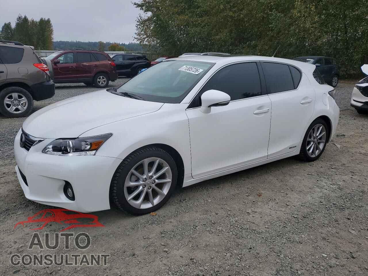 LEXUS CT 200 2012 - JTHKD5BH9C2092665