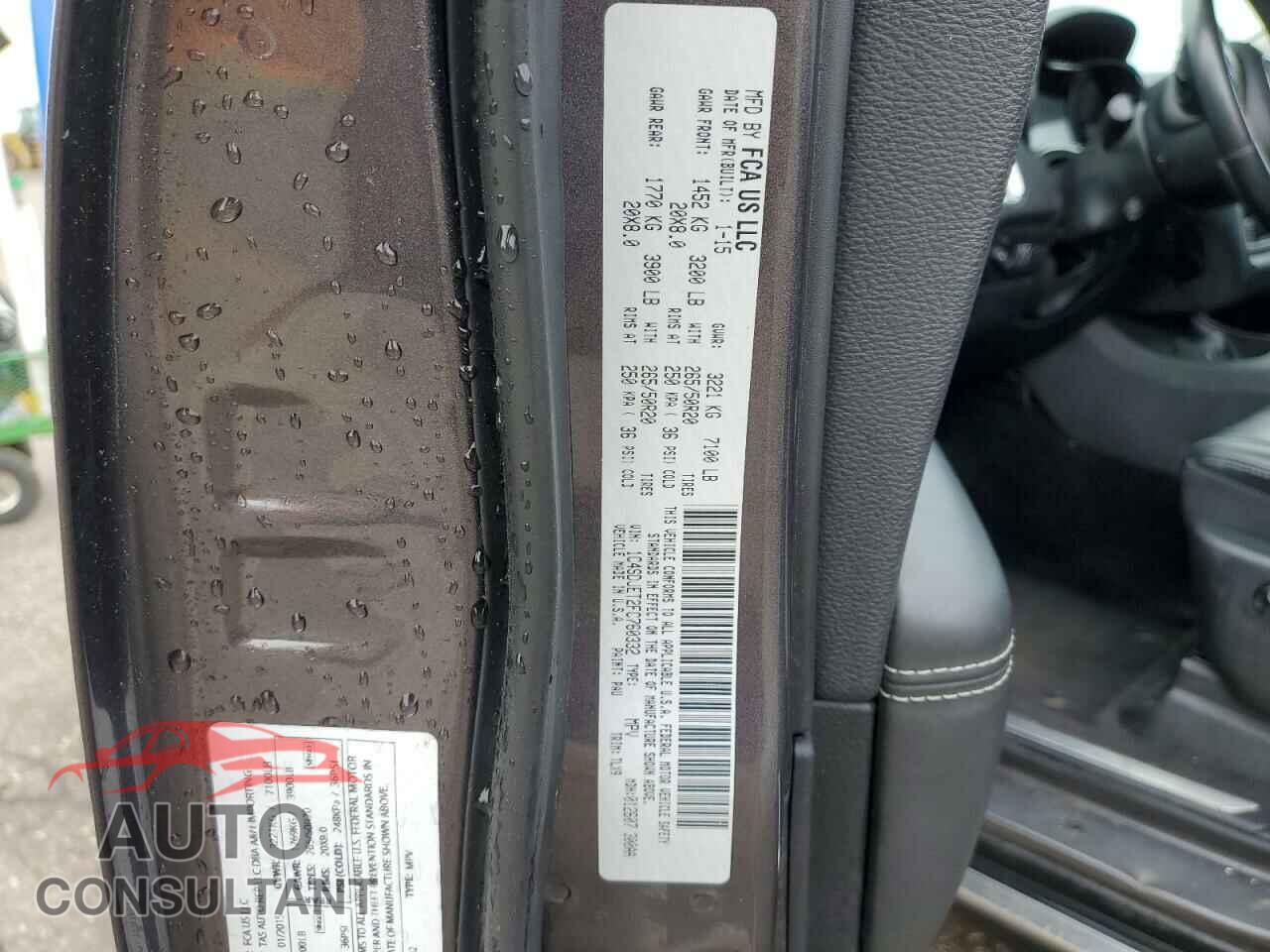 DODGE DURANGO 2015 - 1C4SDJET2FC760332