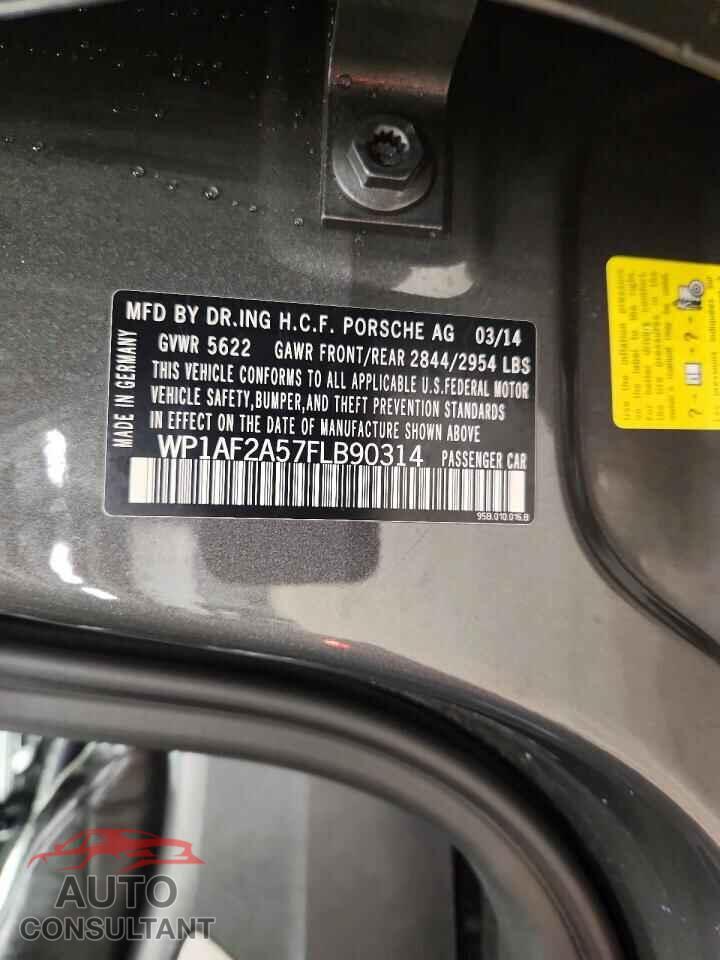 PORSCHE MACAN 2015 - WP1AF2A57FLB90314