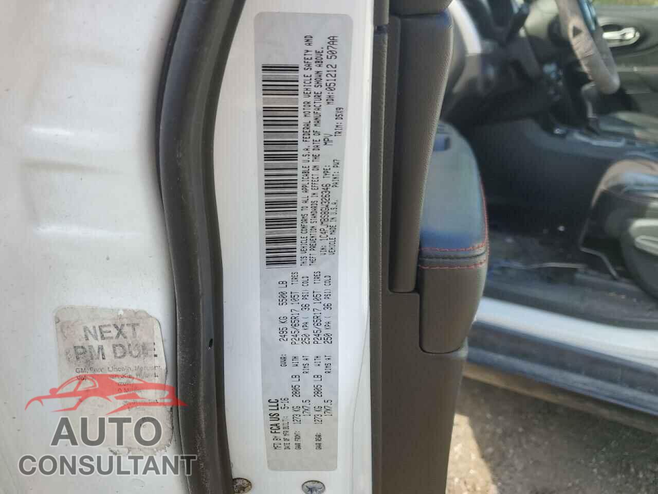 JEEP CHEROKEE 2016 - 1C4PJMBS8GW326346