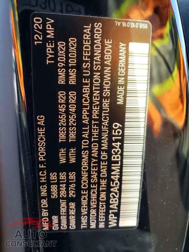 PORSCHE MACAN 2021 - WP1AB2A54MLB34159