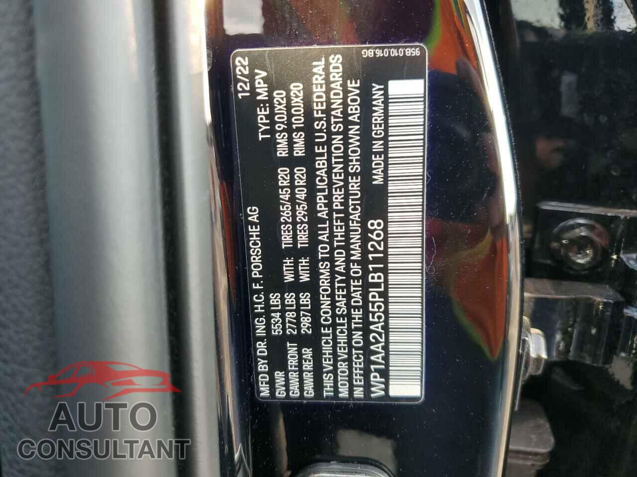 PORSCHE MACAN BASE 2023 - WP1AA2A55PLB11268