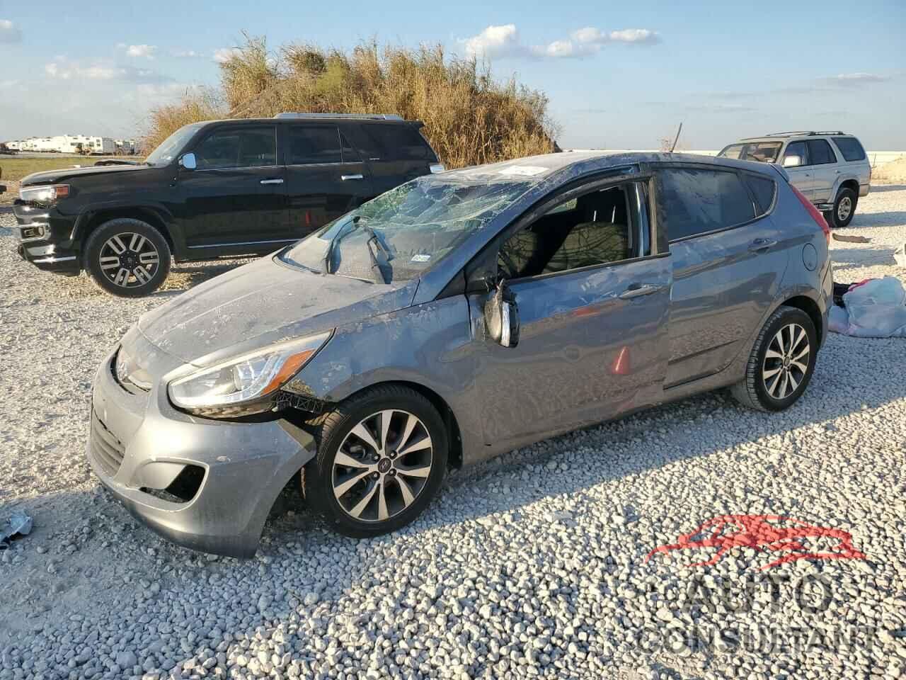 HYUNDAI ACCENT 2017 - KMHCU5AE8HU354468