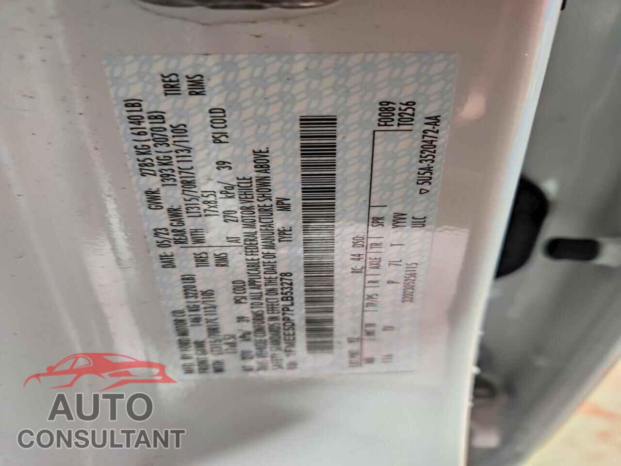 FORD BRONCO 2023 - 1FMEE5DP7PLB53278