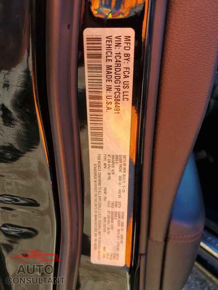 DODGE DURANGO 2023 - 1C4RDJDG1PC584491