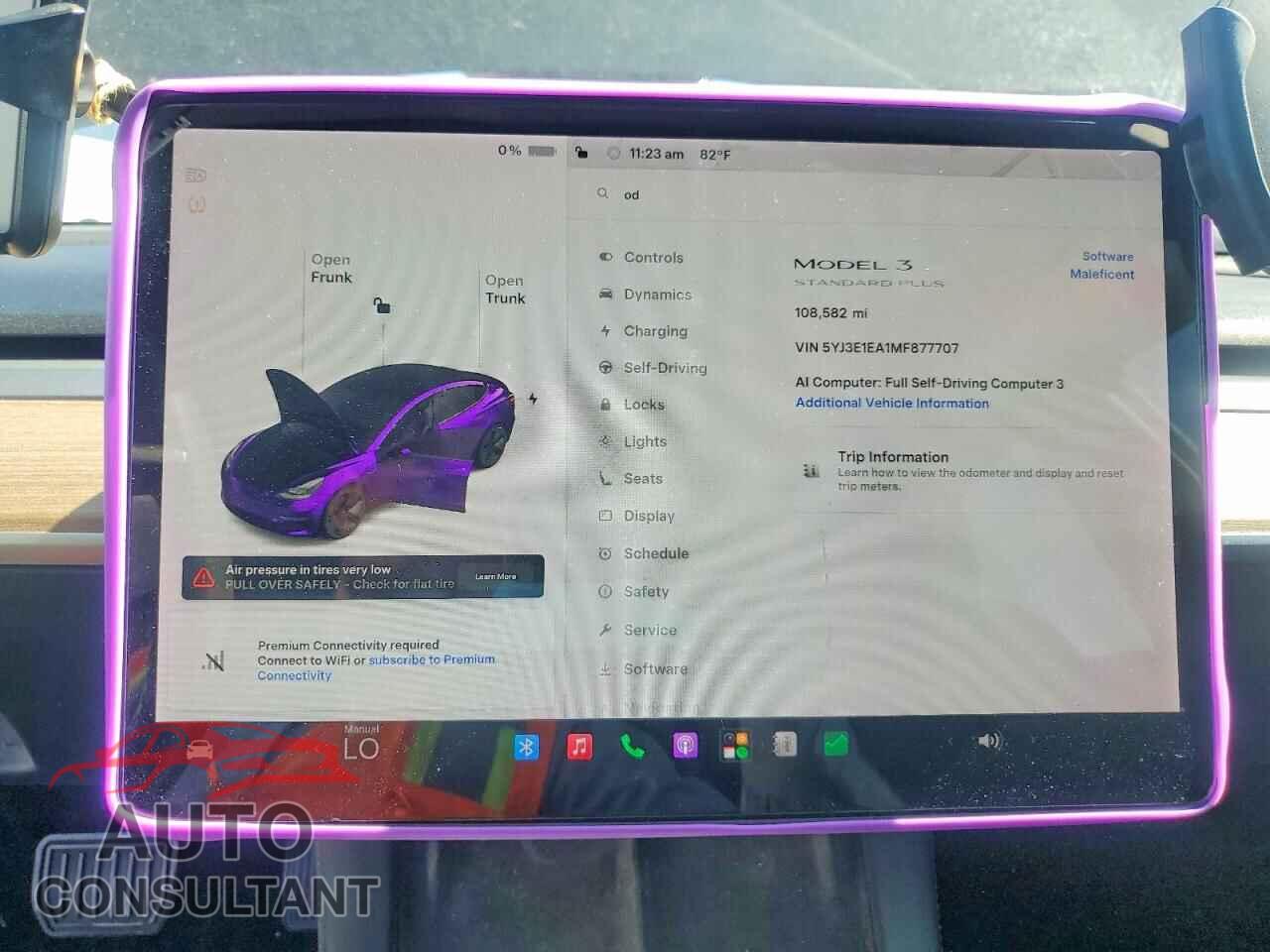 TESLA MODEL 3 2021 - 5YJ3E1EA1MF877707