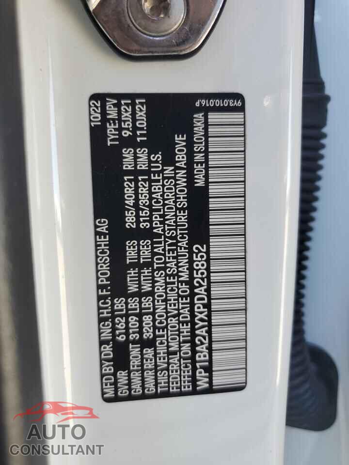 PORSCHE CAYENNE 2023 - WP1BA2AYXPDA25852
