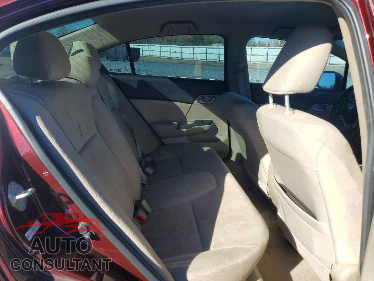 HONDA CIVIC 2012 - 19XFB2F55CE095587