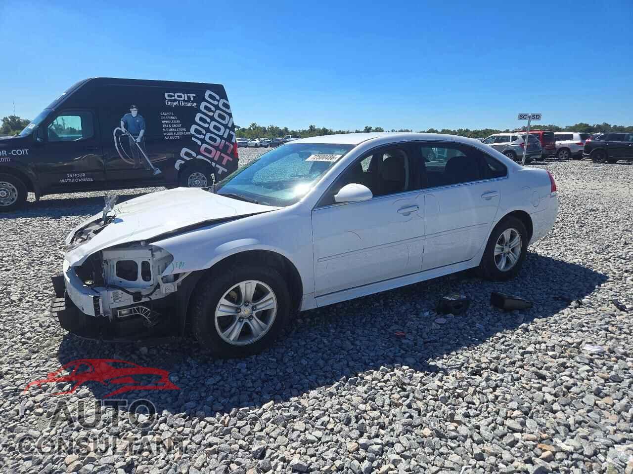 CHEVROLET IMPALA 2012 - 2G1WF5E39C1169377