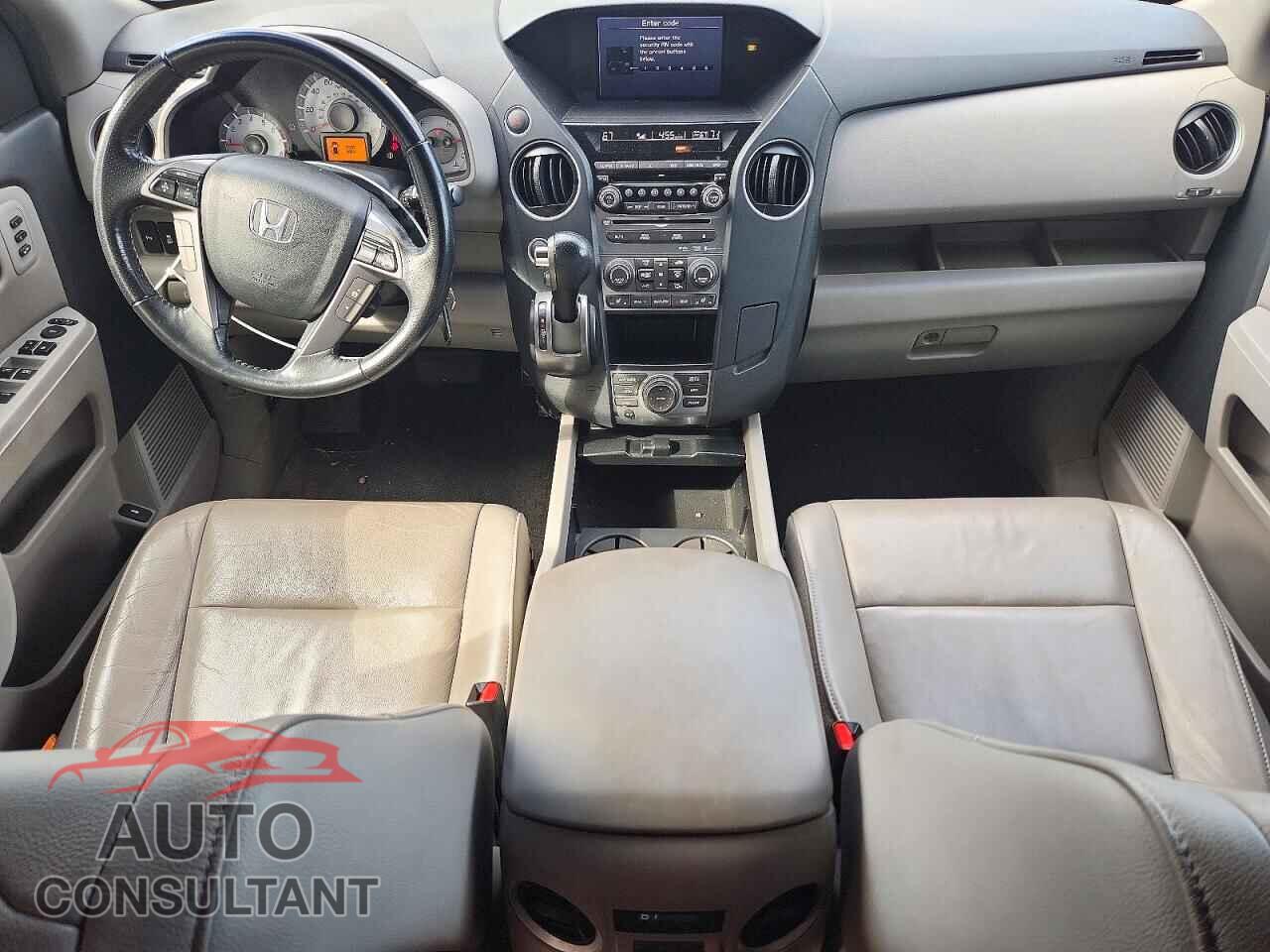 HONDA PILOT 2012 - 5FNYF4H99CB063213
