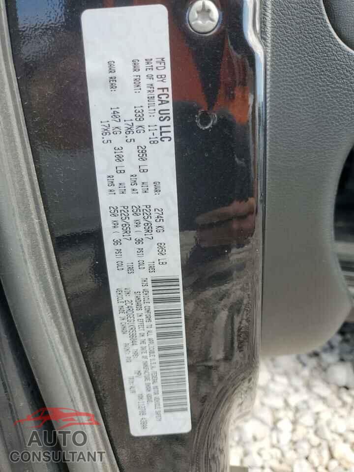 DODGE CARAVAN 2019 - 2C4RDGEG1KR596044
