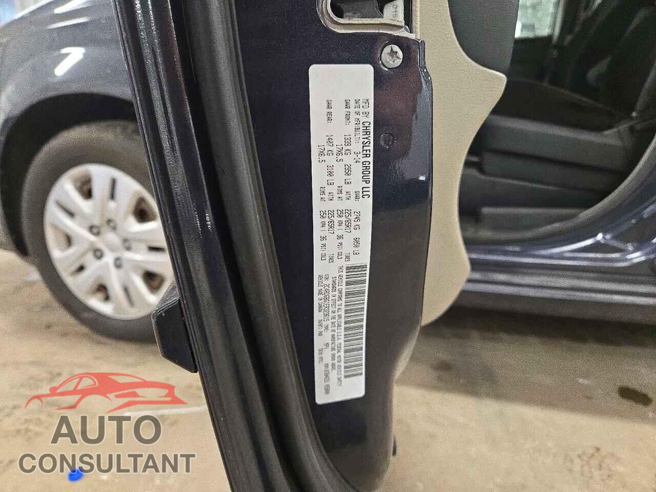 DODGE CARAVAN 2014 - 2C4RDGBG1ER323615