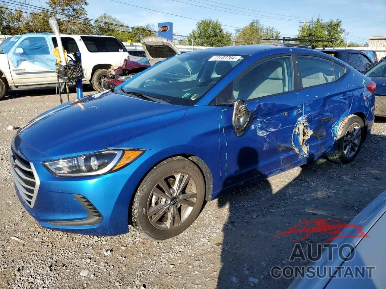 HYUNDAI ELANTRA 2017 - KMHD84LF9HU207522