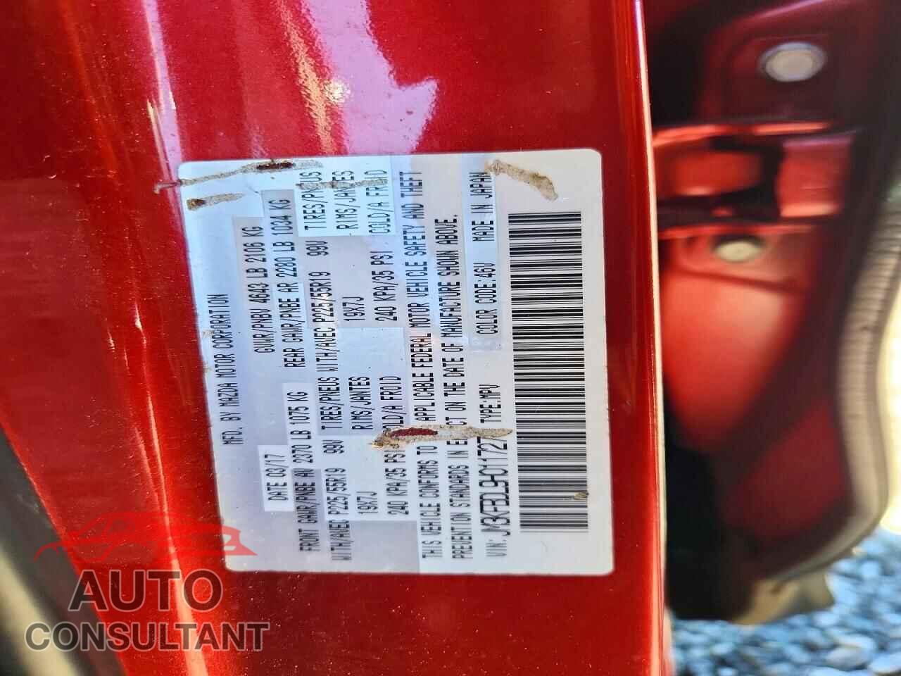 MAZDA CX-5 2017 - JM3KFBDL9H0117277