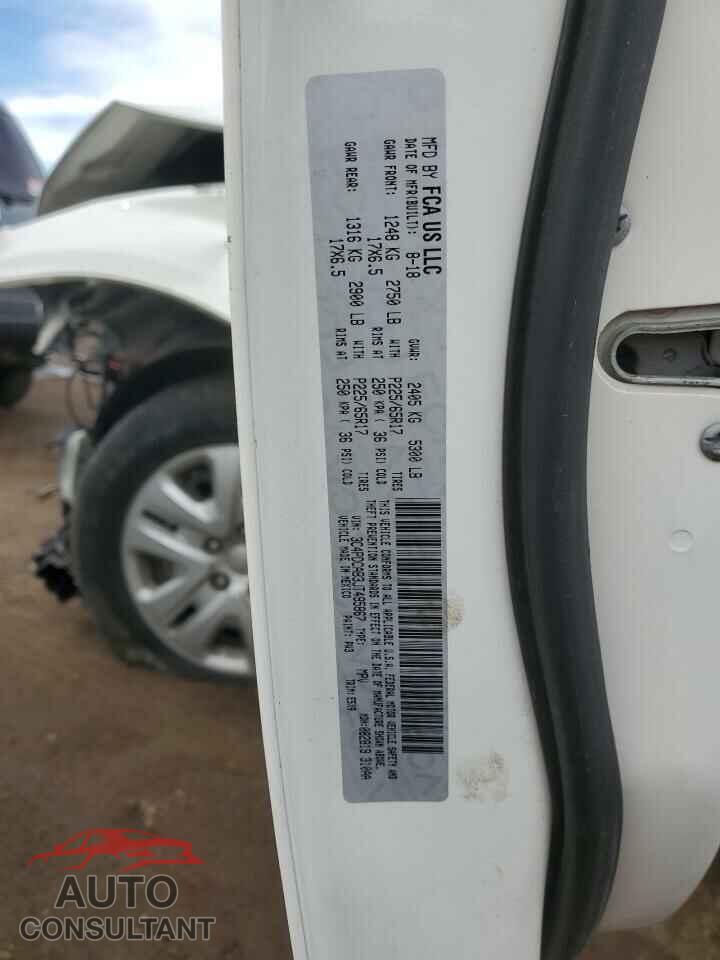 DODGE JOURNEY 2018 - 3C4PDCAB3JT495867