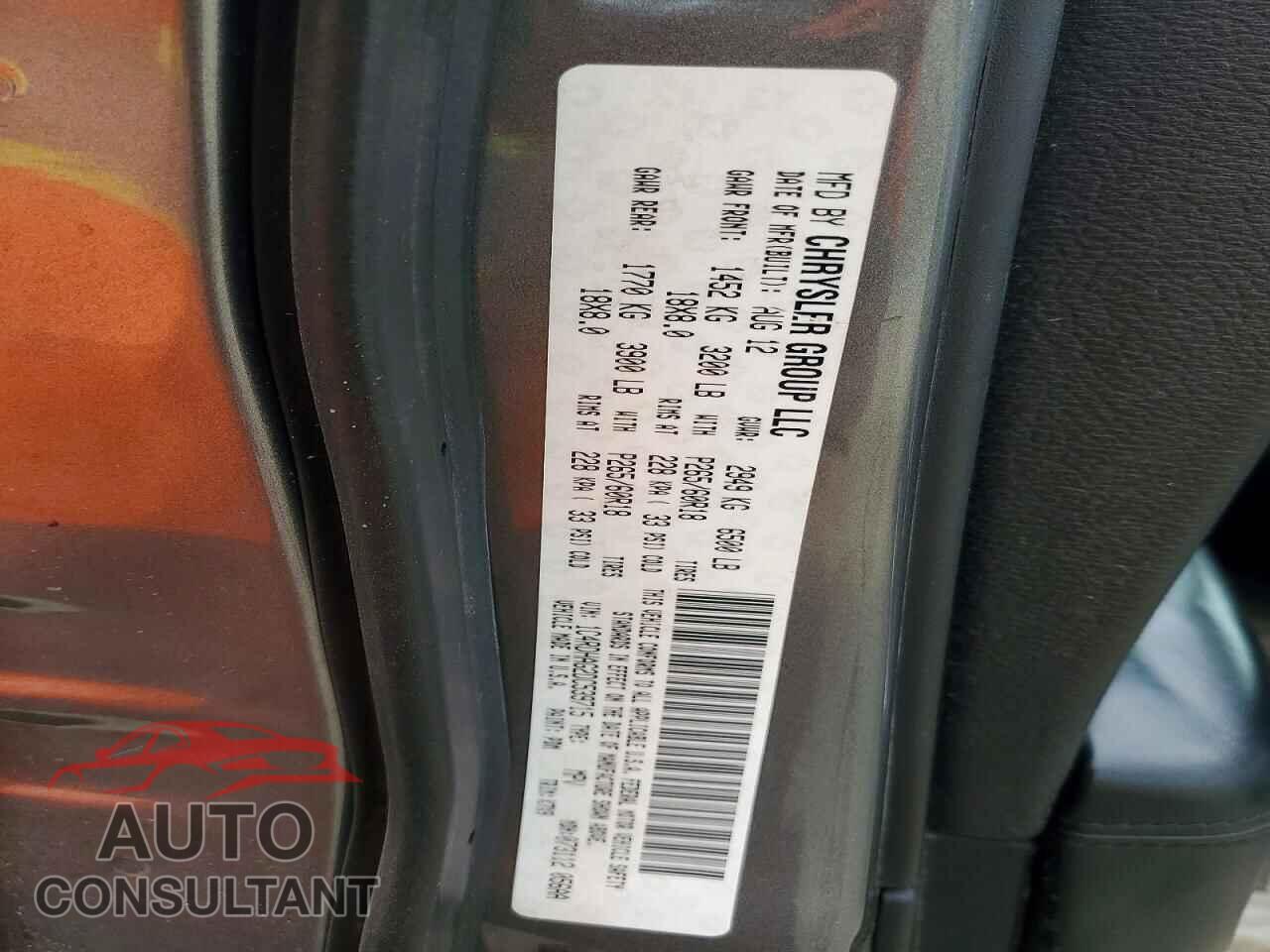 DODGE DURANGO 2013 - 1C4RDHAG2DC539715