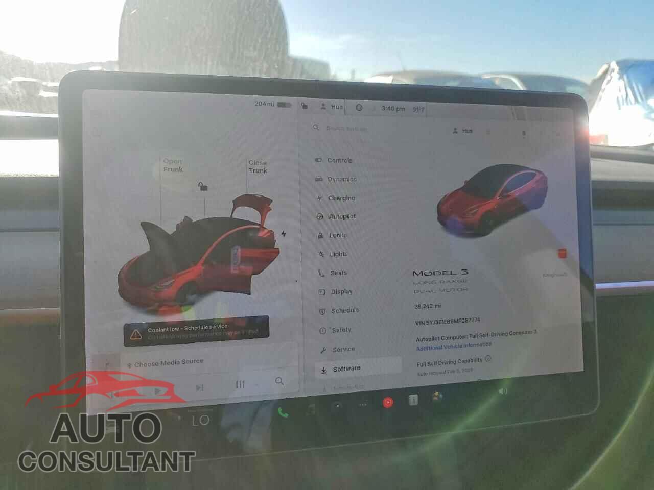 TESLA MODEL 3 2021 - 5YJ3E1EB9MF087774