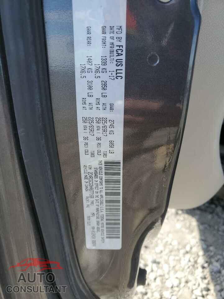 DODGE CARAVAN 2017 - 2C4RDGCG3HR677168