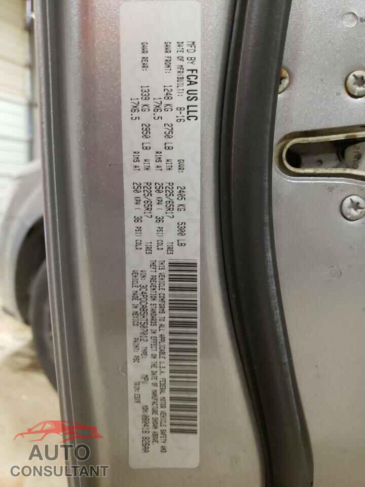 DODGE JOURNEY 2017 - 3C4PDCAB5HT507012