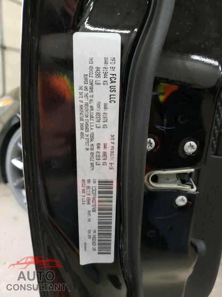 DODGE DART 2016 - 1C3CDFFAXGD797496