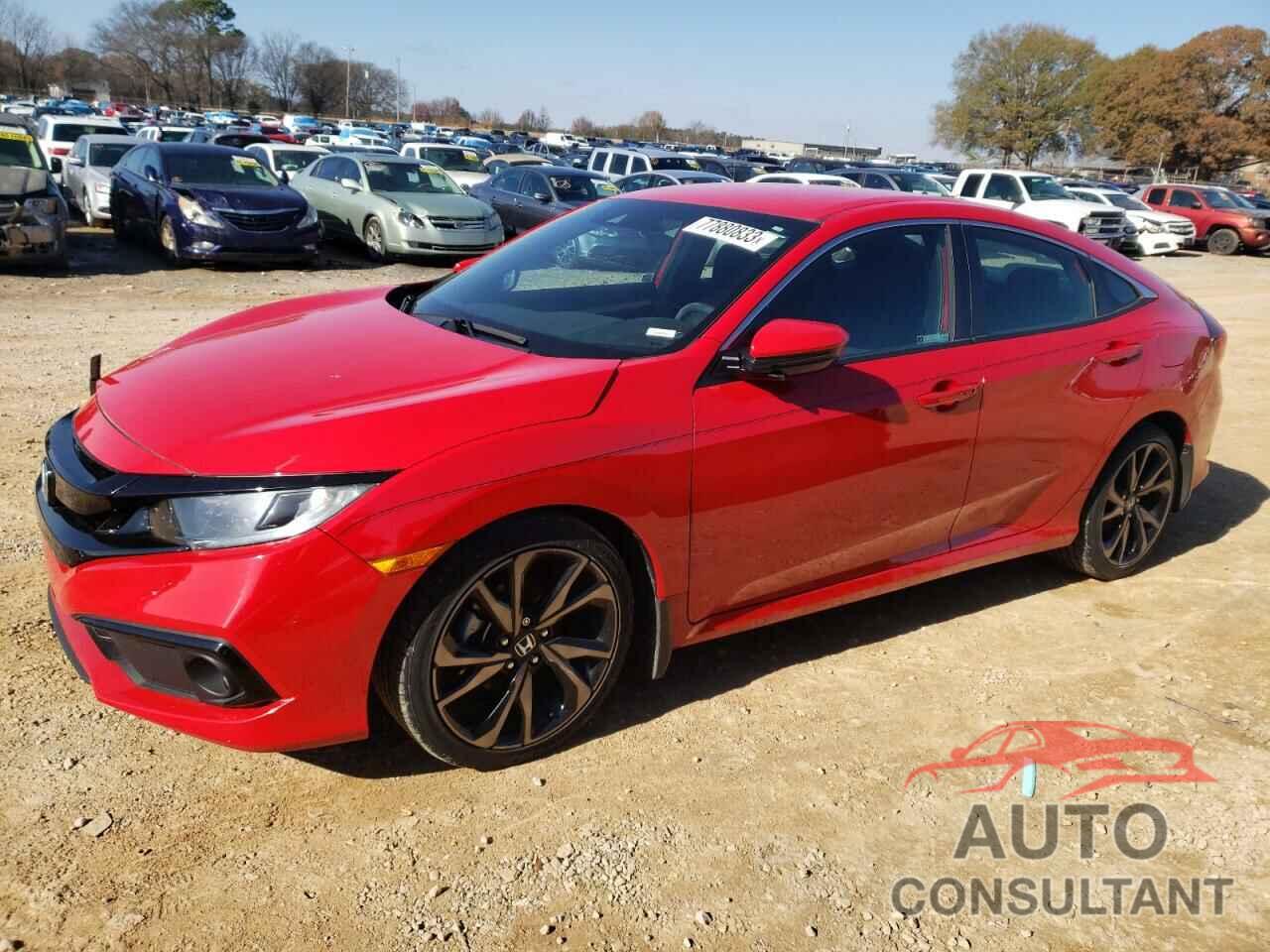 HONDA CIVIC 2019 - 2HGFC2F86KH571762