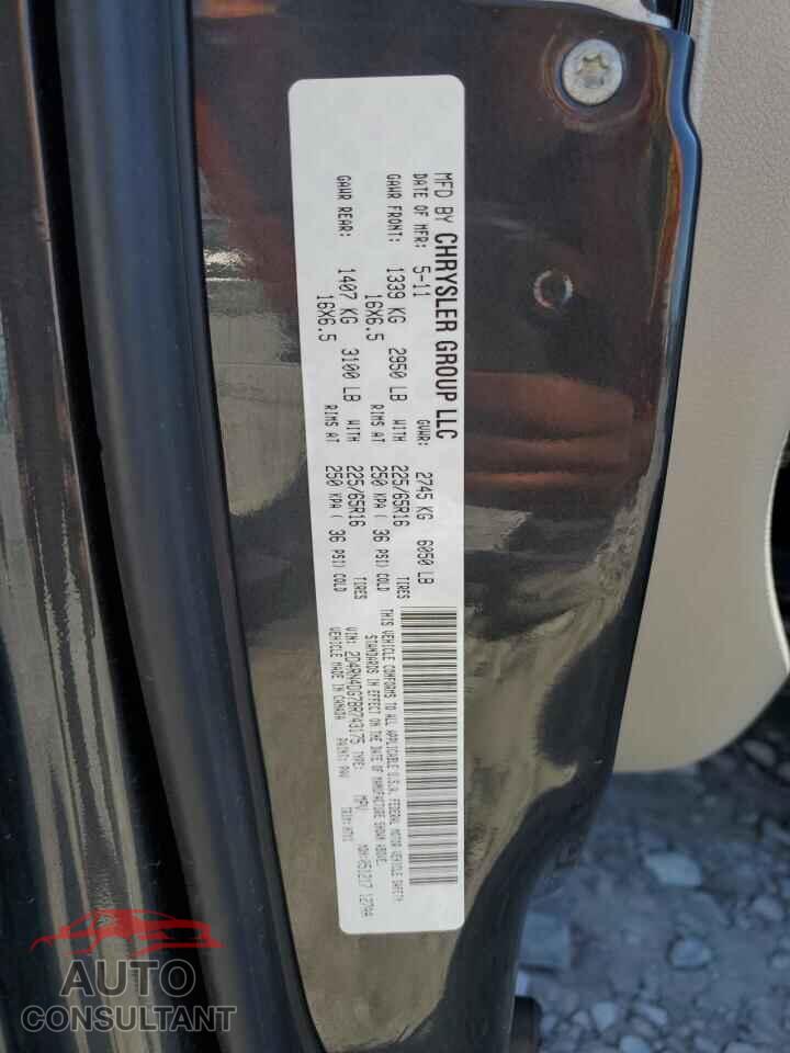 DODGE CARAVAN 2011 - 2D4RN4DG7BR743175