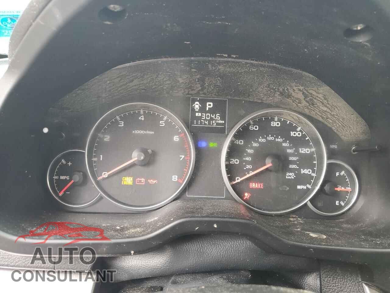 SUBARU OUTBACK 2013 - 4S4BRBCC7D3304507