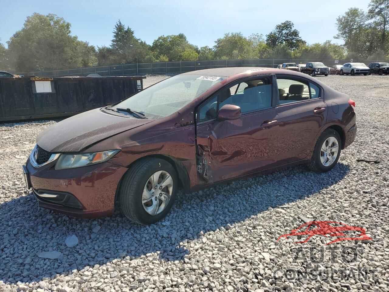 HONDA CIVIC 2013 - 19XFB2F52DE039561