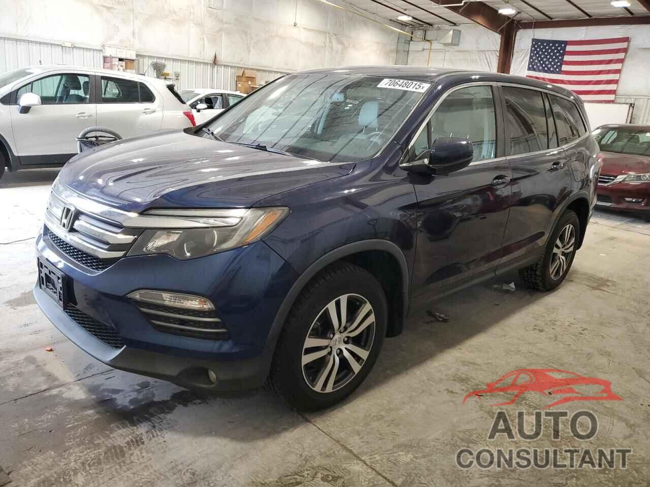 HONDA PILOT 2017 - 5FNYF6H53HB025590