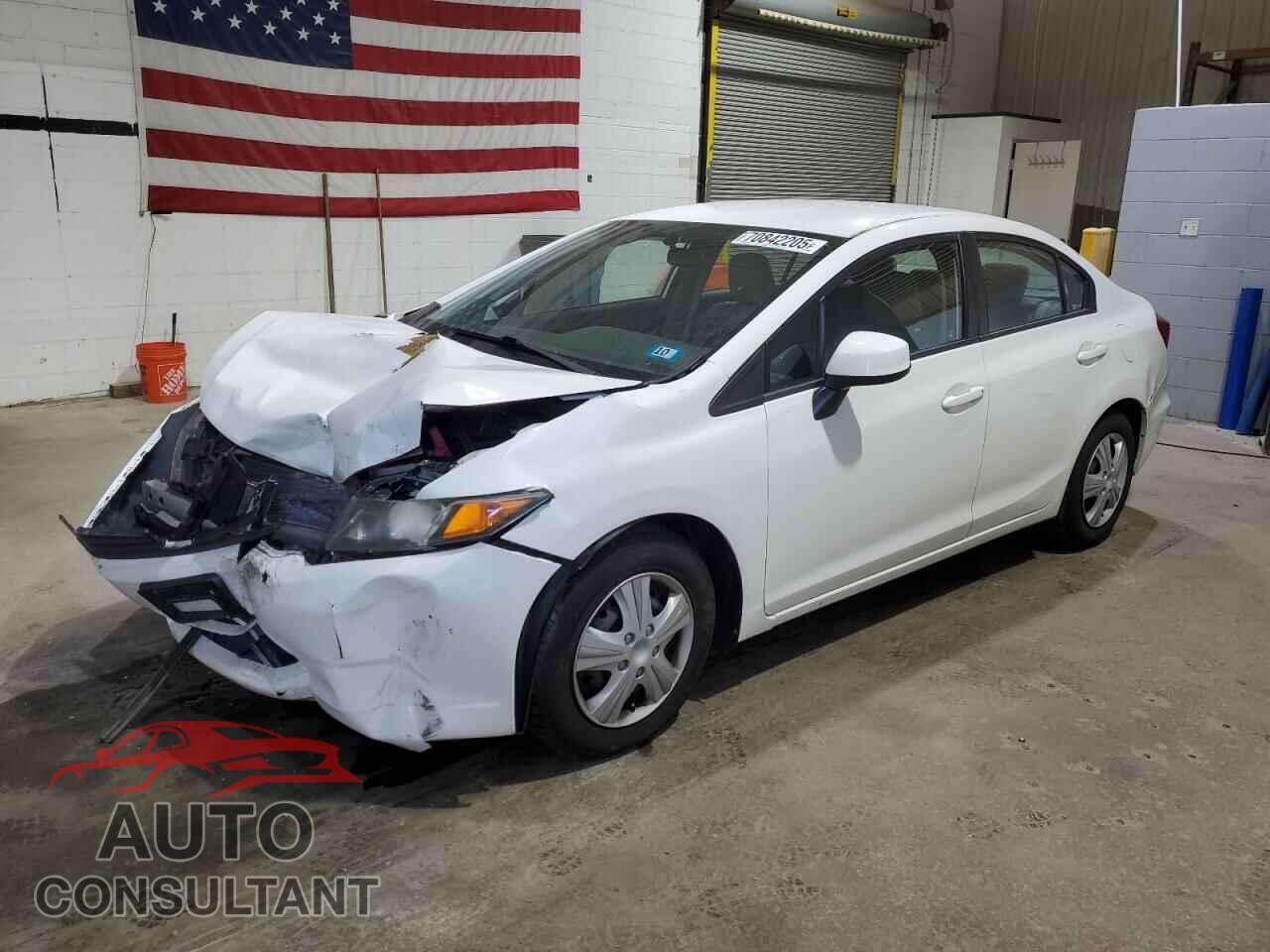 HONDA CIVIC 2012 - 2HGFB2F57CH595725