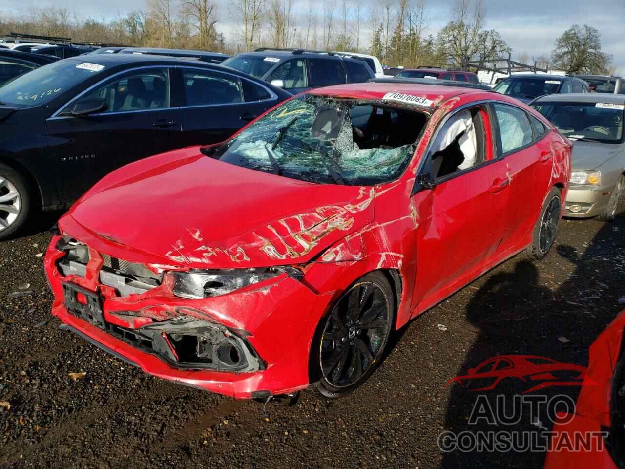 HONDA CIVIC 2019 - 2HGFC2F86KH554959